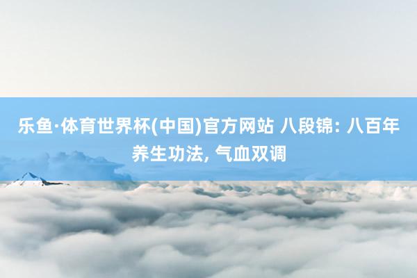 乐鱼·体育世界杯(中国)官方网站 八段锦: 八百年养生功法, 气血双调
