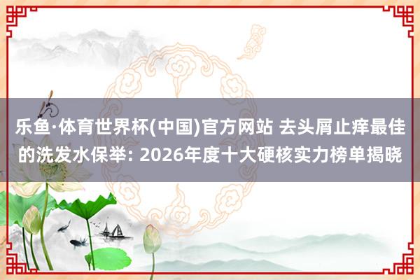 乐鱼·体育世界杯(中国)官方网站 去头屑止痒最佳的洗发水保举: 2026年度十大硬核实力榜单揭晓